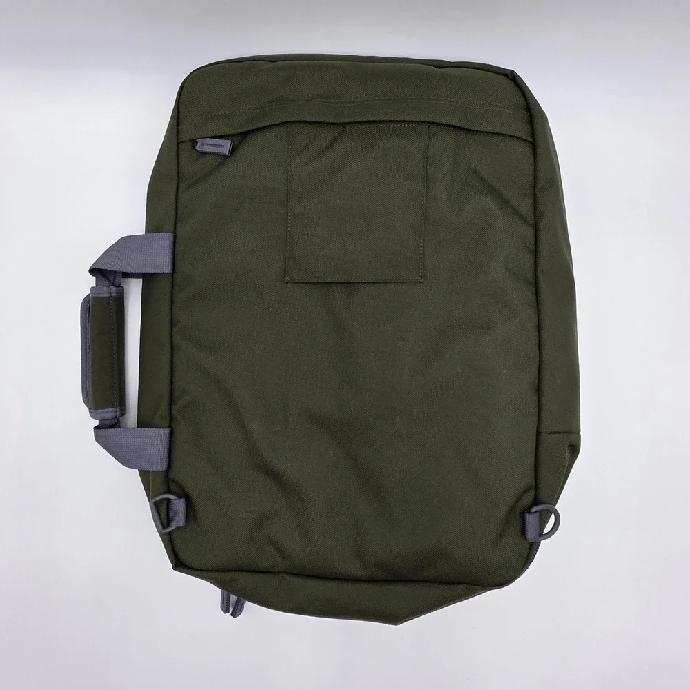 Vtg OG LL Bean Continental Backpack Carry on Travel Pack Moss Green/ Gray